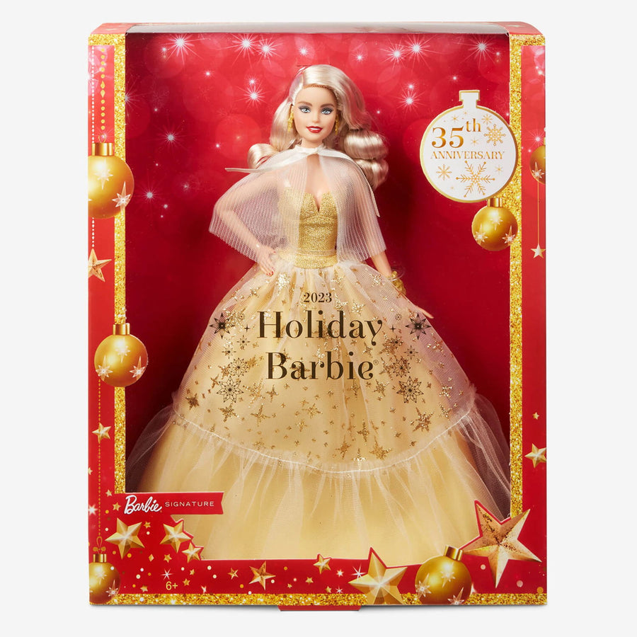 Barbie Signature Doll 35th Anniversary 2023 Holiday Doll Barbie - Infinity Collectables  - #tag1#