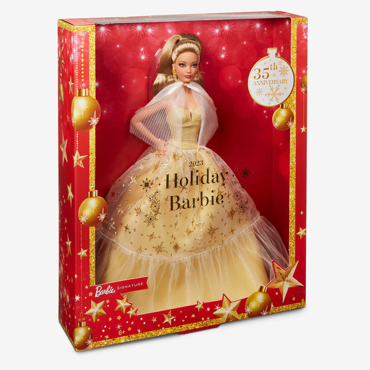 Barbie Signature Doll 35th Anniversary 2023 Holiday Doll Barbie - Infinity Collectables  - #tag1#