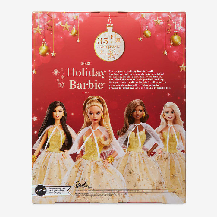 Barbie Signature Doll 35th Anniversary 2023 Holiday Doll Barbie - Infinity Collectables  - #tag1#