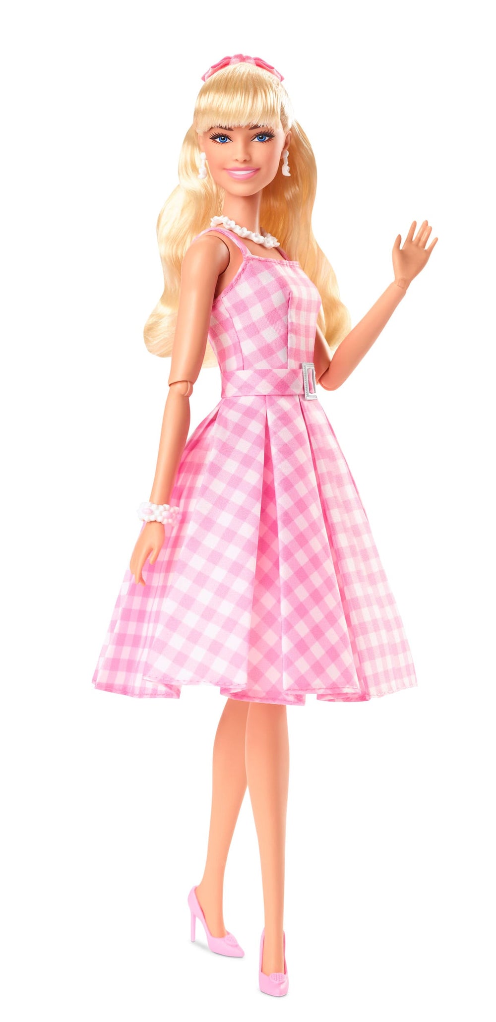 Barbie The Movie Margot Robbie As Barbie In Pink Gingham Dress - Infinity Collectables  - #tag1#