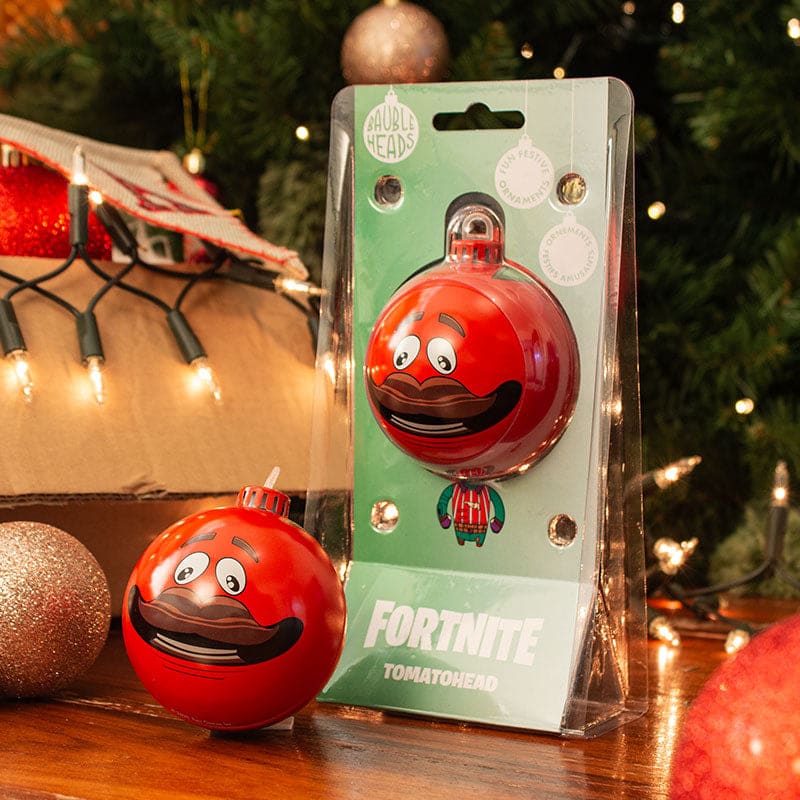 Bauble Heads Fortnite ‘Tomatohead’ Christmas Decoration Ornament - Infinity Collectables  - #tag1#