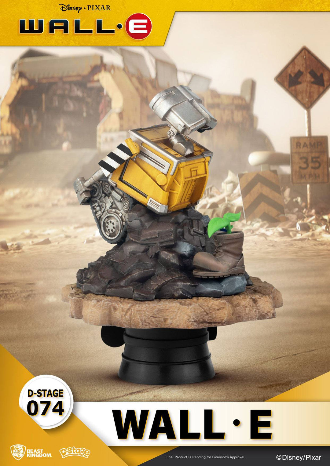 Beast Kingdom Disney Pixar WALL-E Diorama Stage D-Stage Figure Statue - Infinity Collectables  - #tag1#