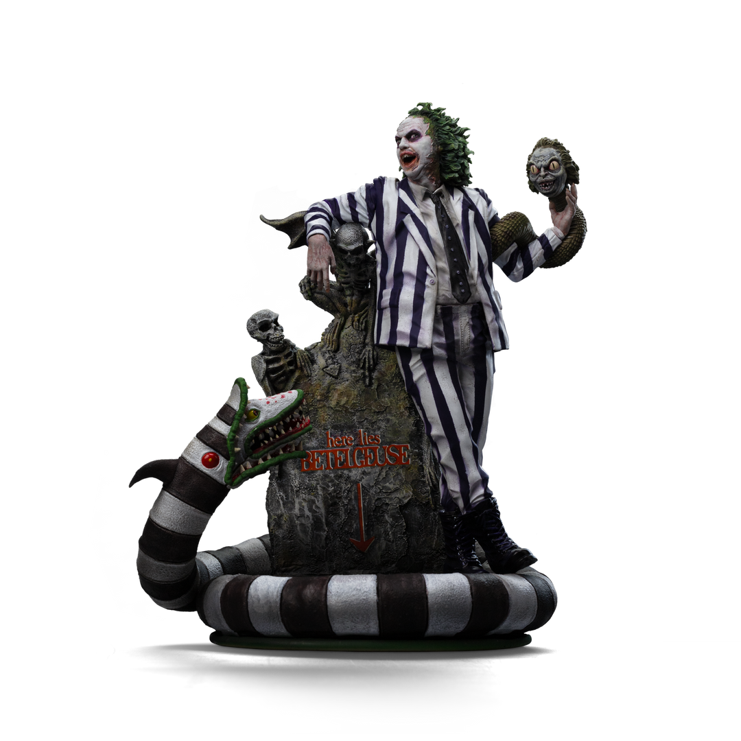 Iron Studios Beetlejuice Beetlejuice (2024) Beetlejuice 1/10 Deluxe Art Scale Limited Edition Statue