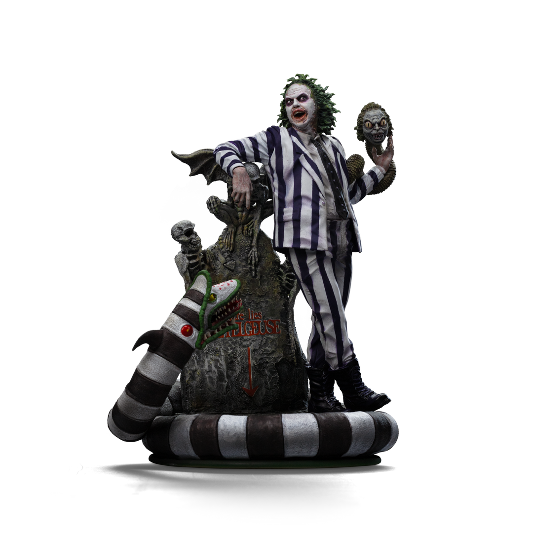 Iron Studios Beetlejuice Beetlejuice (2024) Beetlejuice 1/10 Deluxe Art Scale Limited Edition Statue