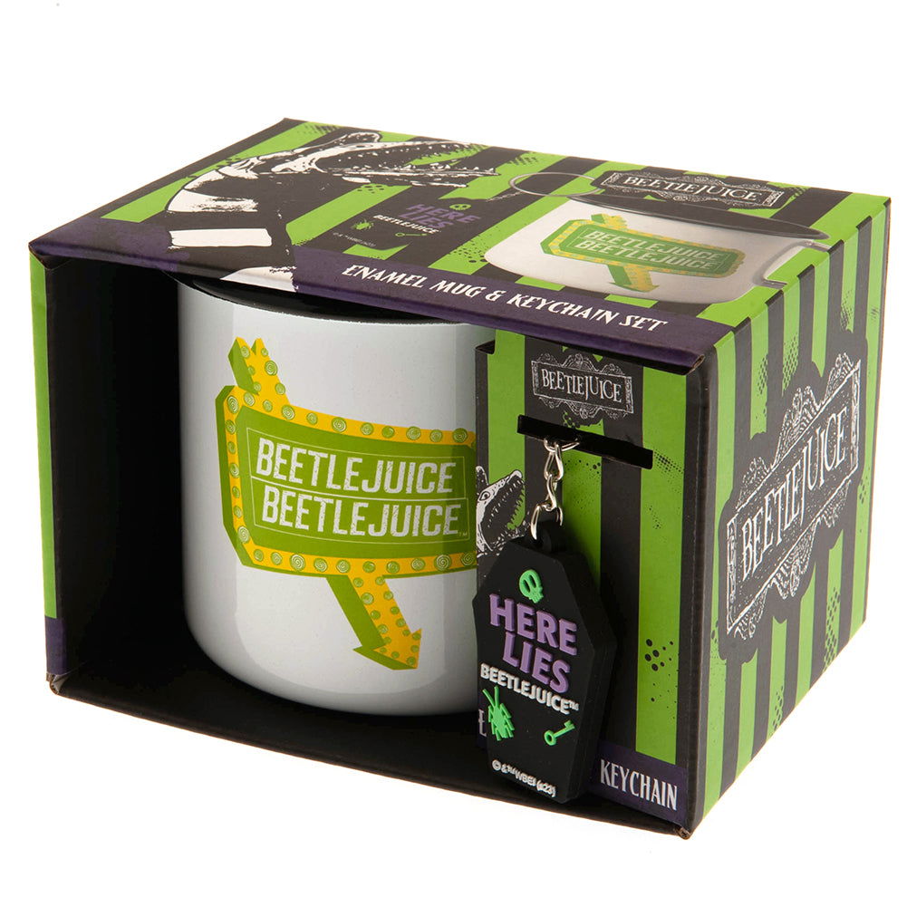 Beetlejuice Enamel Mug & Keyring Set - Infinity Collectables  - #tag1#