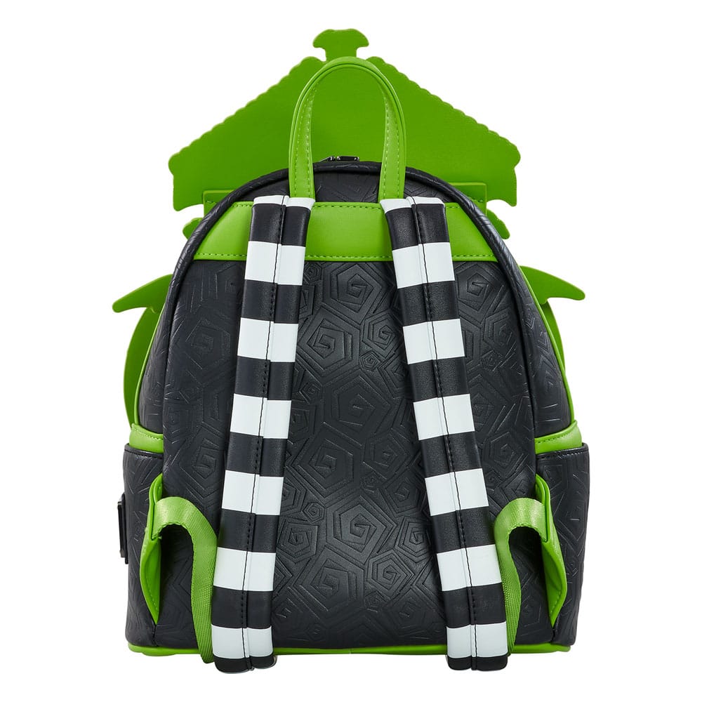 Beetlejuice Pinstripe Loungefly Mini Backpack Exclusive - Infinity Collectables  - #tag1#