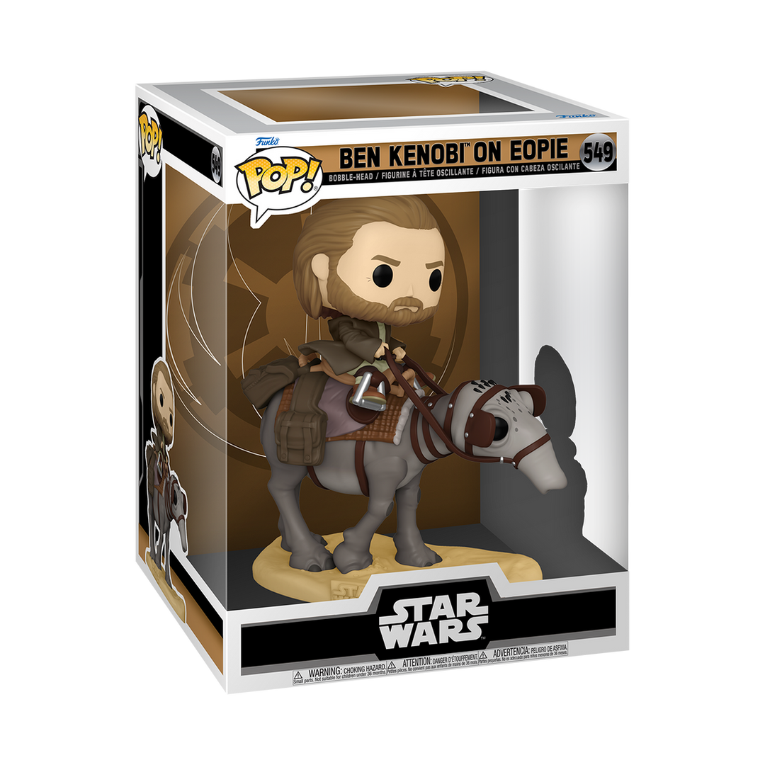 Ben Kenobi On Eopie Obi-Wan Kenobi Star Wars Funko ! Pop Vinyl Deluxe - Infinity Collectables  - #tag1#