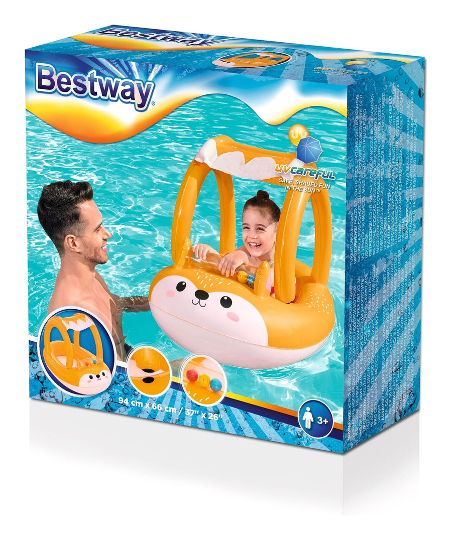 Bestway Friendly Fox Shaded Baby Boat - Infinity Collectables  - #tag1#