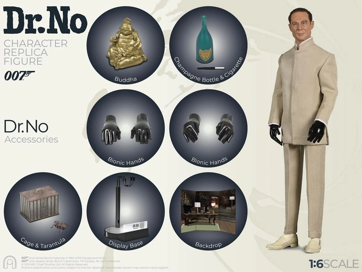 Big Chief Studios Collector Figure Series 1-6 Scale Dr No - Infinity Collectables  - #tag1#