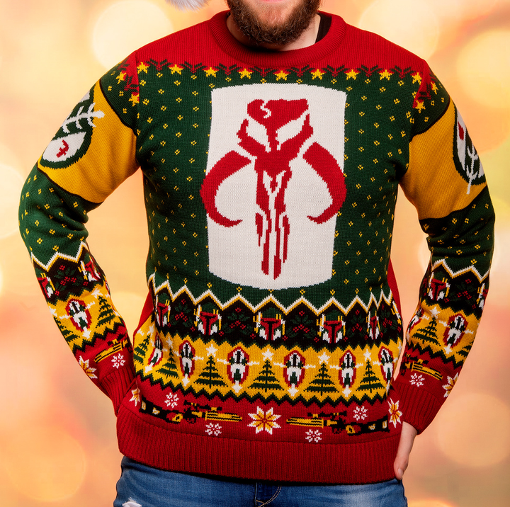 Official Star Wars Boba Fett Christmas Jumper