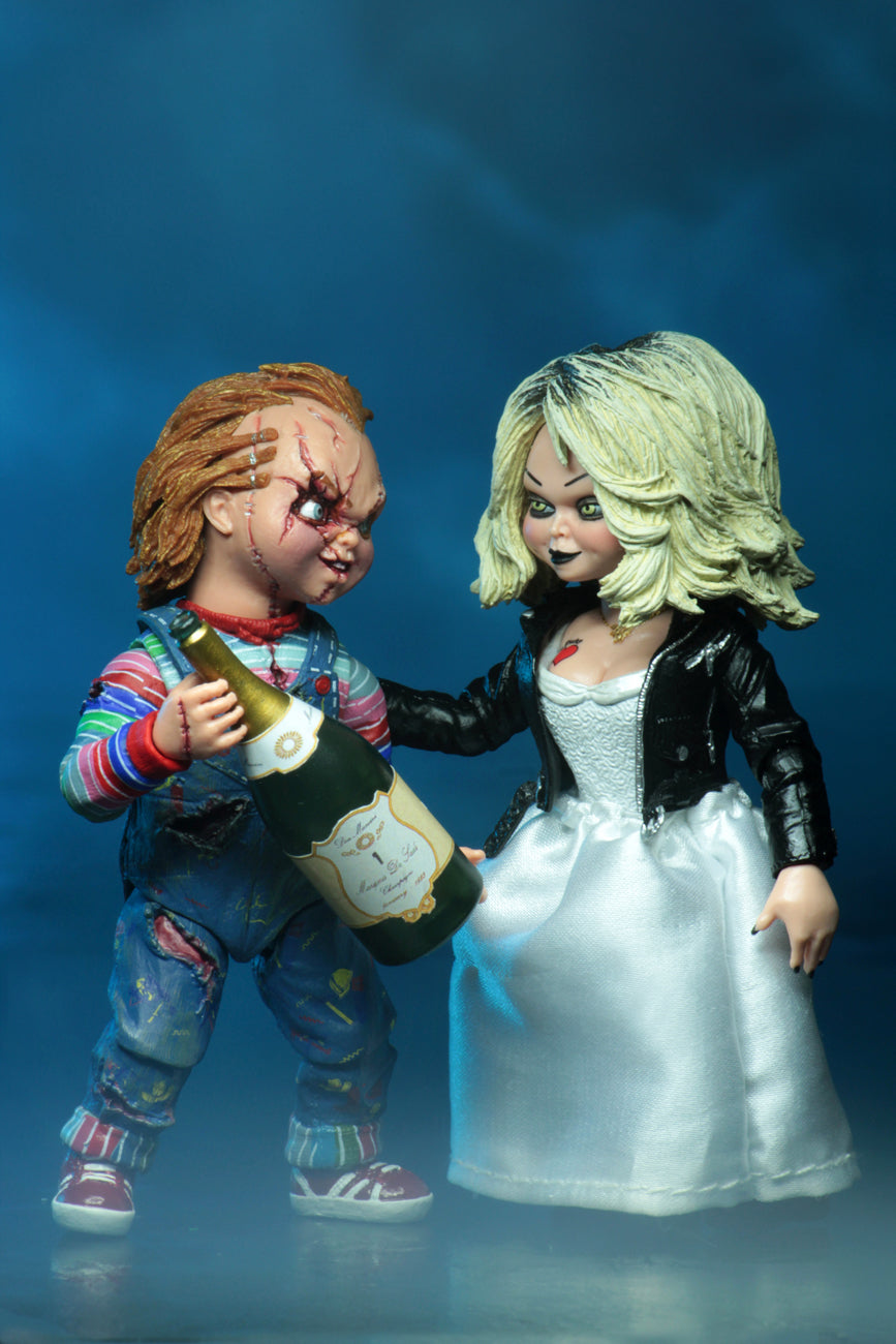 NECA Bride of Chucky Ultimate Chucky & Tiffany 2-Pack 7" Action Figures