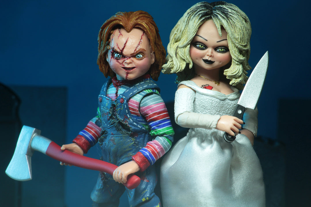NECA Bride of Chucky Ultimate Chucky & Tiffany 2-Pack 7" Action Figures