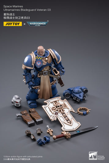 Warhammer 40K 1/18 Scale Ultramarines Bladeguard Veteran 03