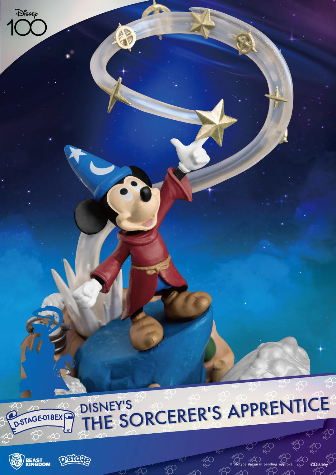 Beast Kingdom Disney The Sorcerer's Apprentice Exclusive Version Statue
