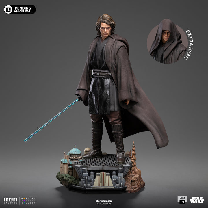 Iron Studios Star Wars Legacy Replica Anakin Skywalker 1/4 Scale Limited Edition Statue