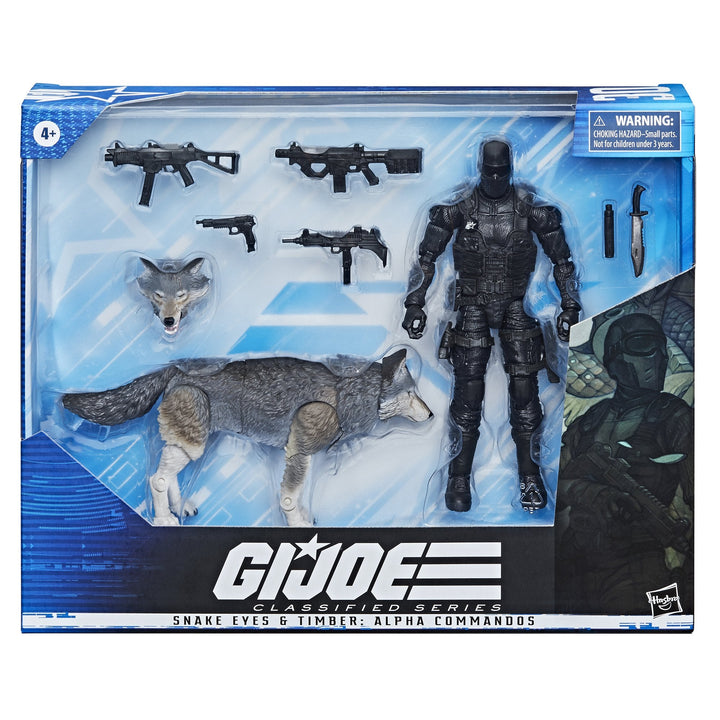 G.I. Joe Classified Series Snake Eyes & Timber Alpha Commandos Action Figures