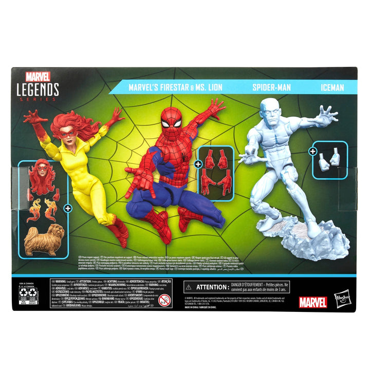 Marvel Legends Series Spider-Man and His Amazing Friends 3 Pack 6" Action Figures