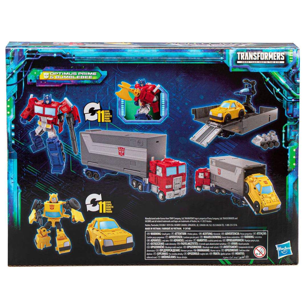 Transformers Legacy Evolution Core Class Optimus Prime & Bumblebee 2 Pack Action Figures