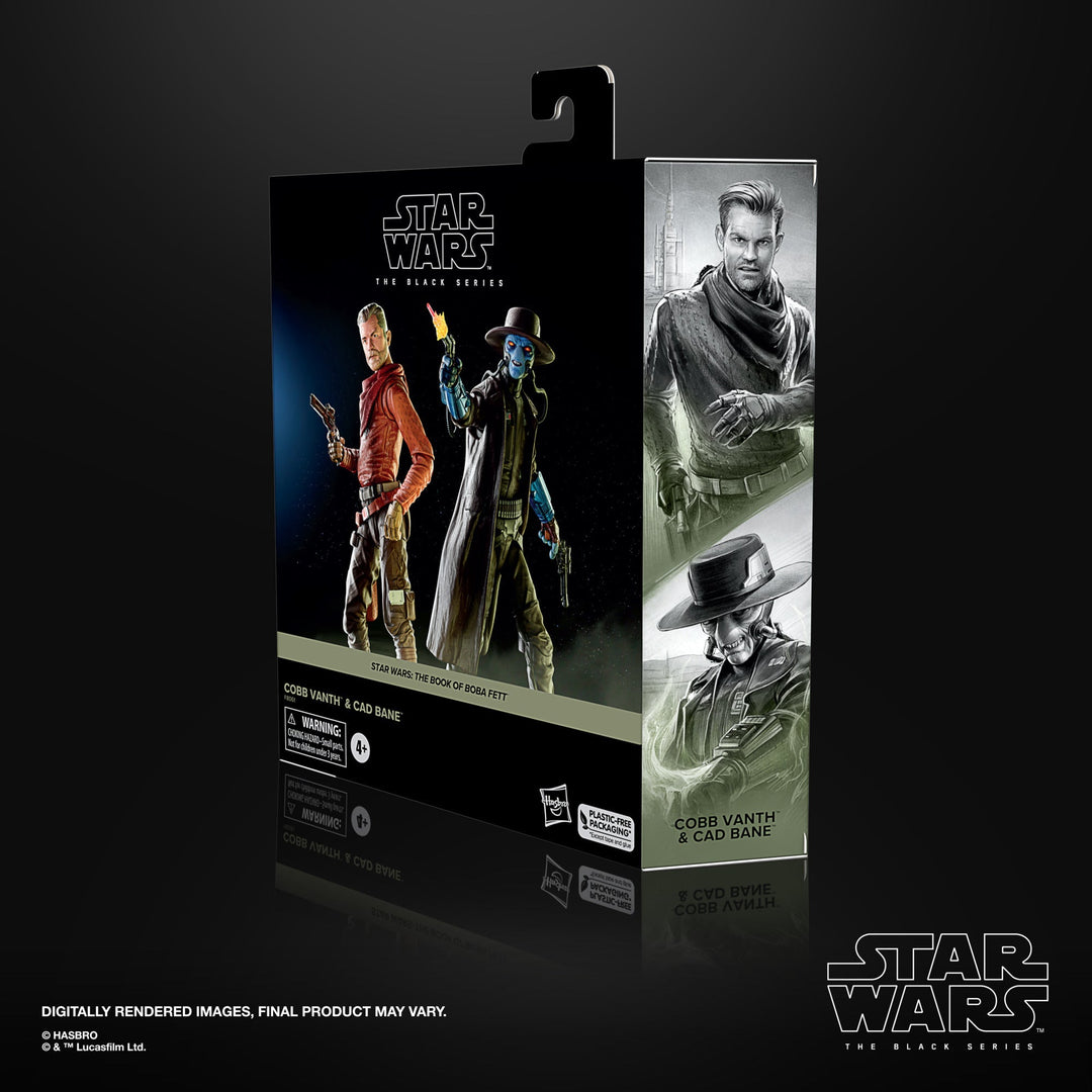 Star Wars The Black Series Cobb Vanth & Cad Bane 2 Pack 6" Action Figures