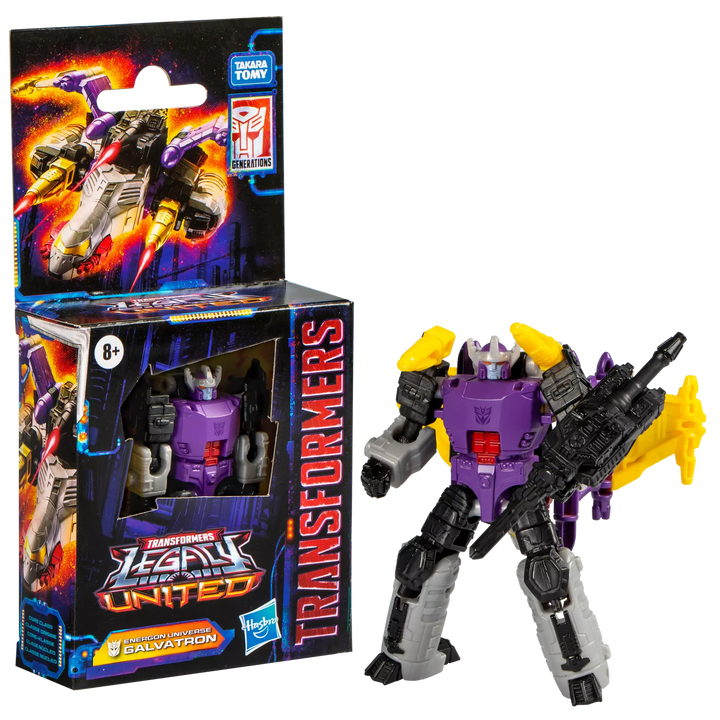 Transformers Legacy United Core Class Energon Universe Galvatron Action Figure