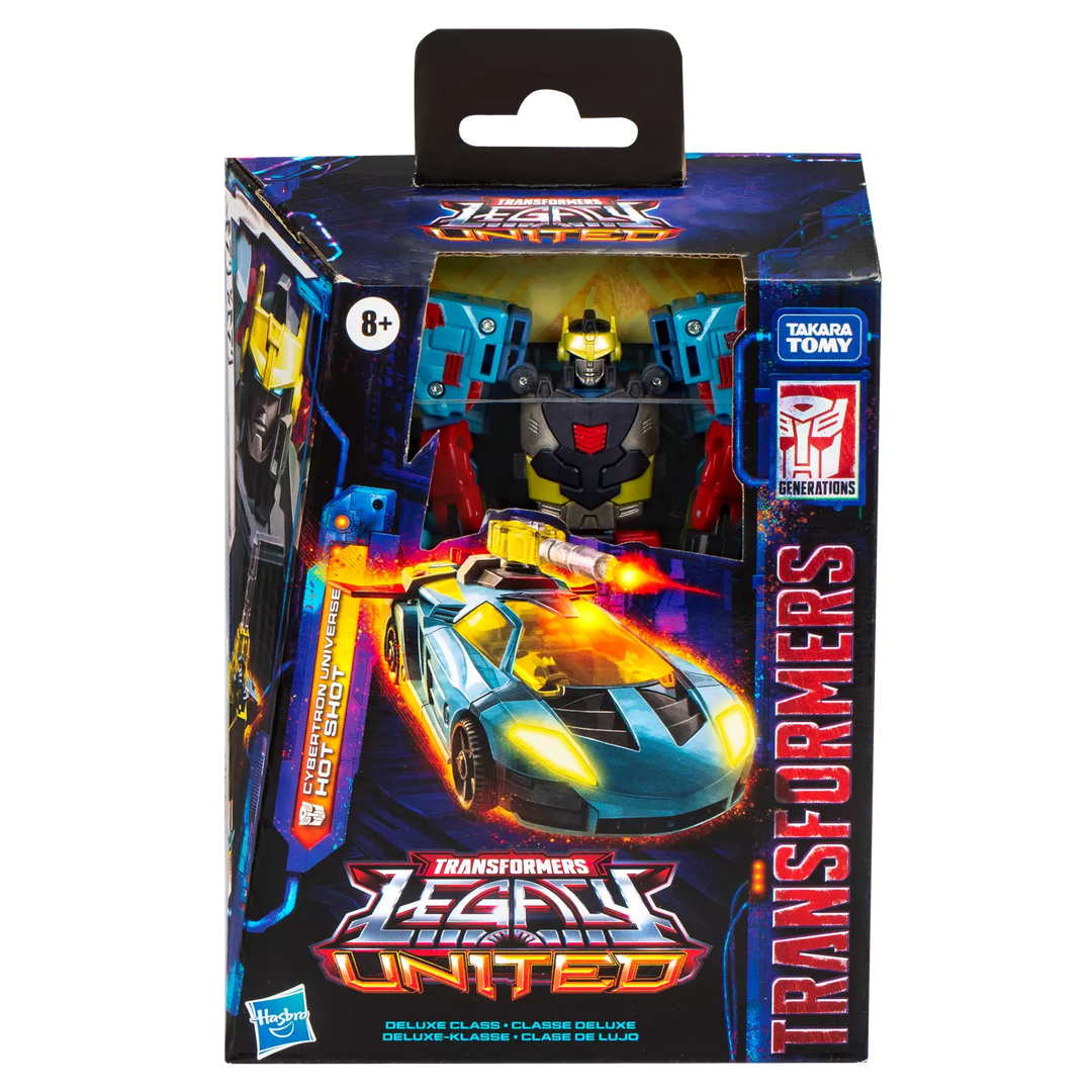 Transformers Legacy United Deluxe Class Cybertron Universe Hot Shot Action Figure