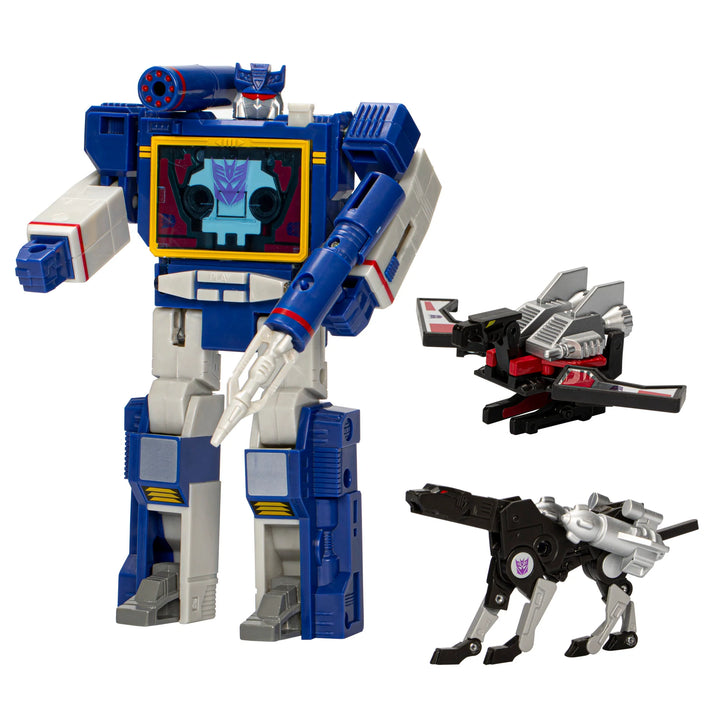 Transformers Retro 40th Anniversary, Soundwave, Laserbeak, & Ravage 7" Action Figure