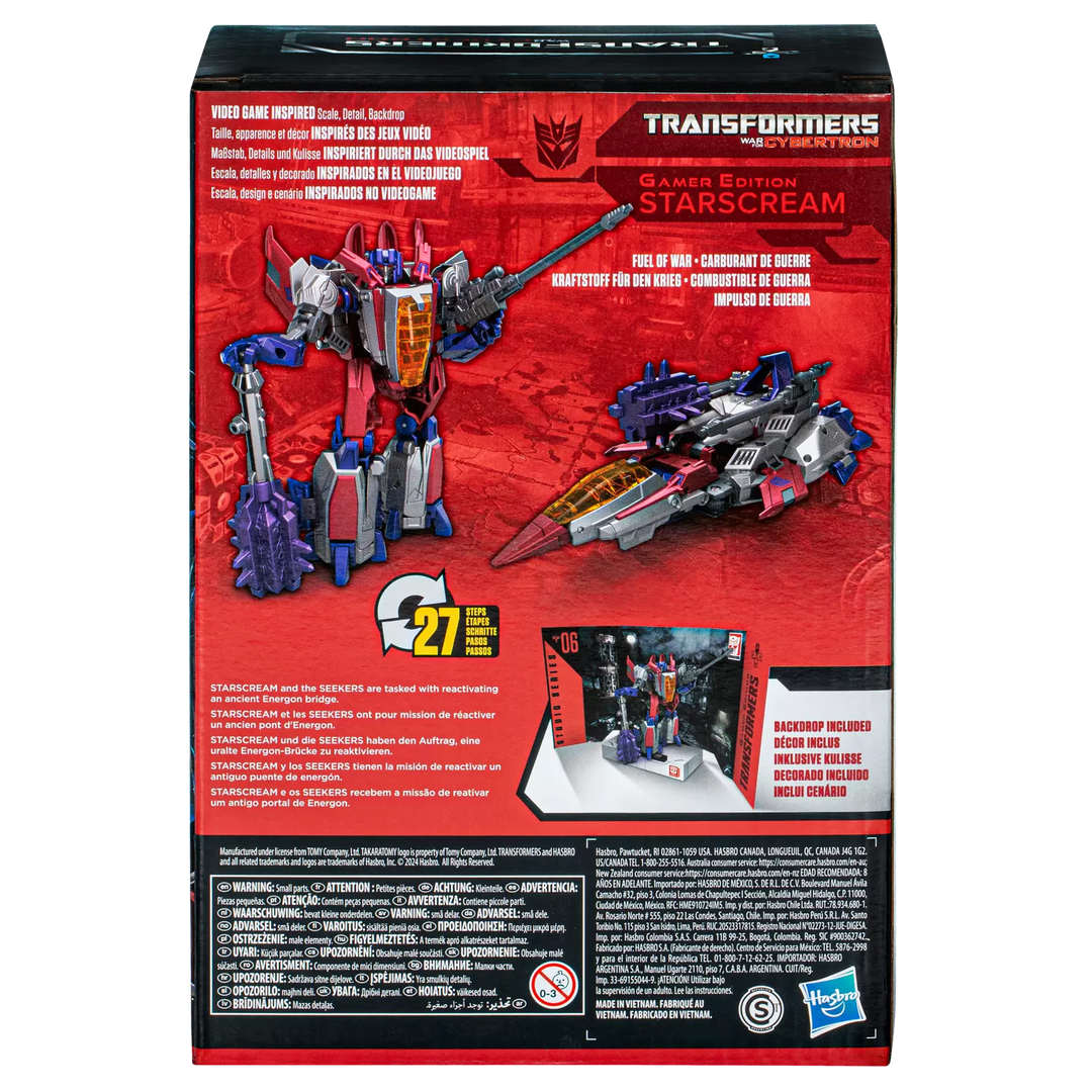 Transformers Studio Series Voyager Transformers: War for Cybertron 06 Starscream Action Figure