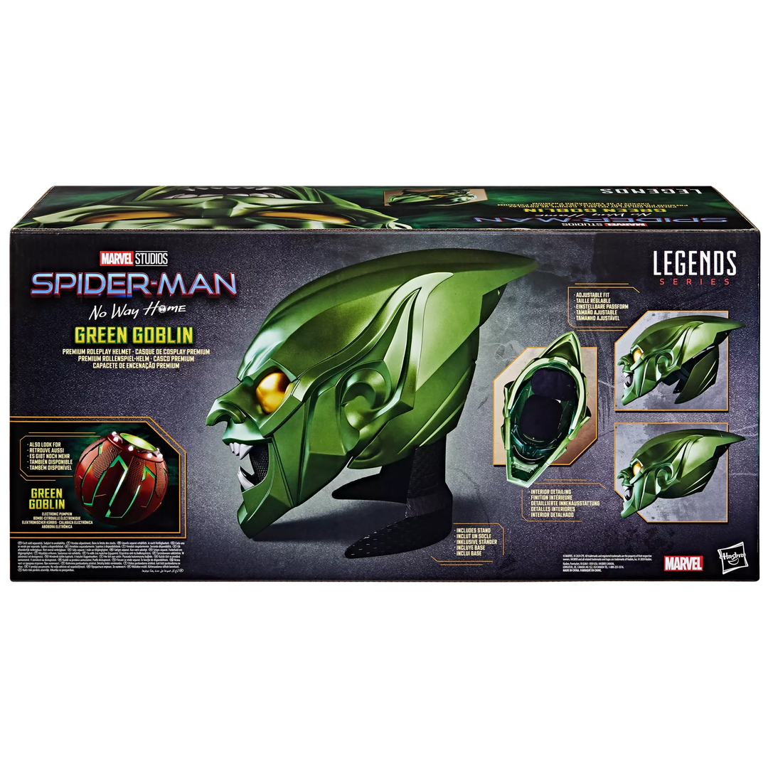 Marvel Legends Series Green Goblin Helmet & Pumpkin Bundle