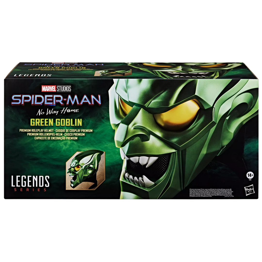 Marvel Legends Series Green Goblin Helmet & Pumpkin Bundle