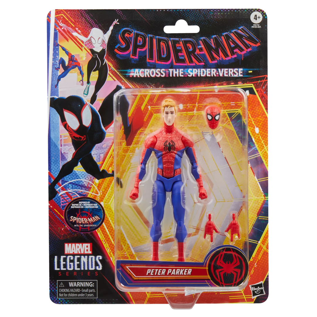 Marvel Legends Series Spider-Man Across the Spider-Verse Peter Parker 6" Action Figure