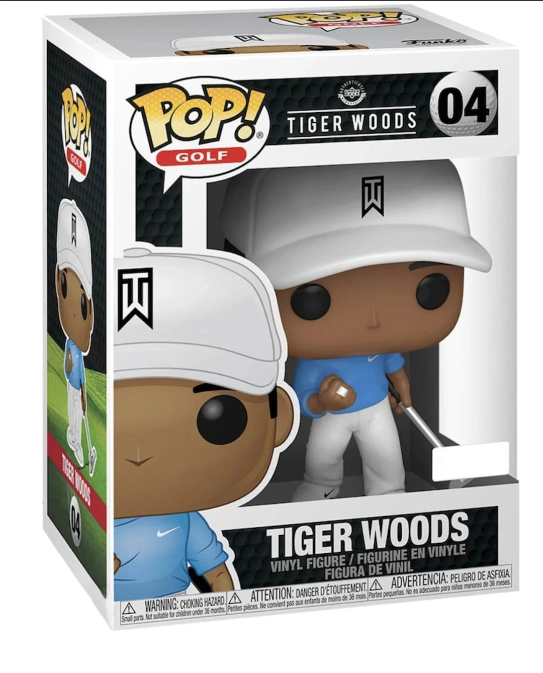 Tiger Woods (Blue Shirt) Golf Funko Pop! Vinyl Figure