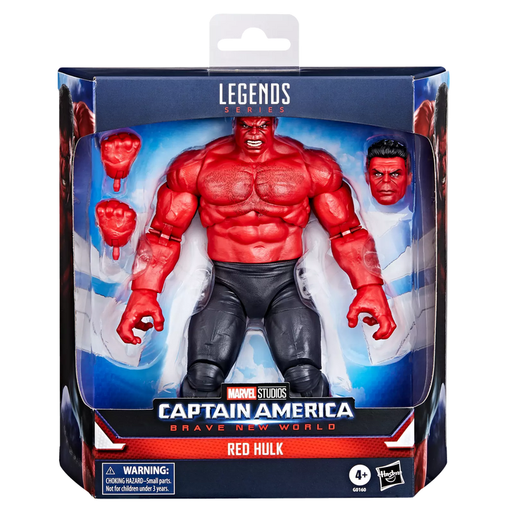 Marvel Legends Series Marvel Captain America Brave New World Red Hulk 6" Action Figure