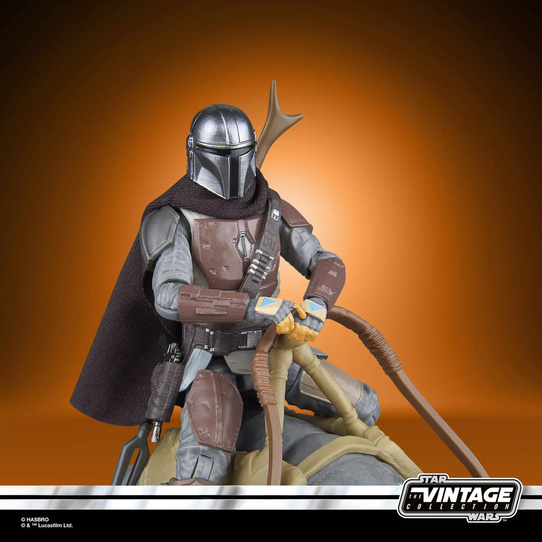 Star Wars The Vintage Collection Blurrg & The Mandalorian Action Figures