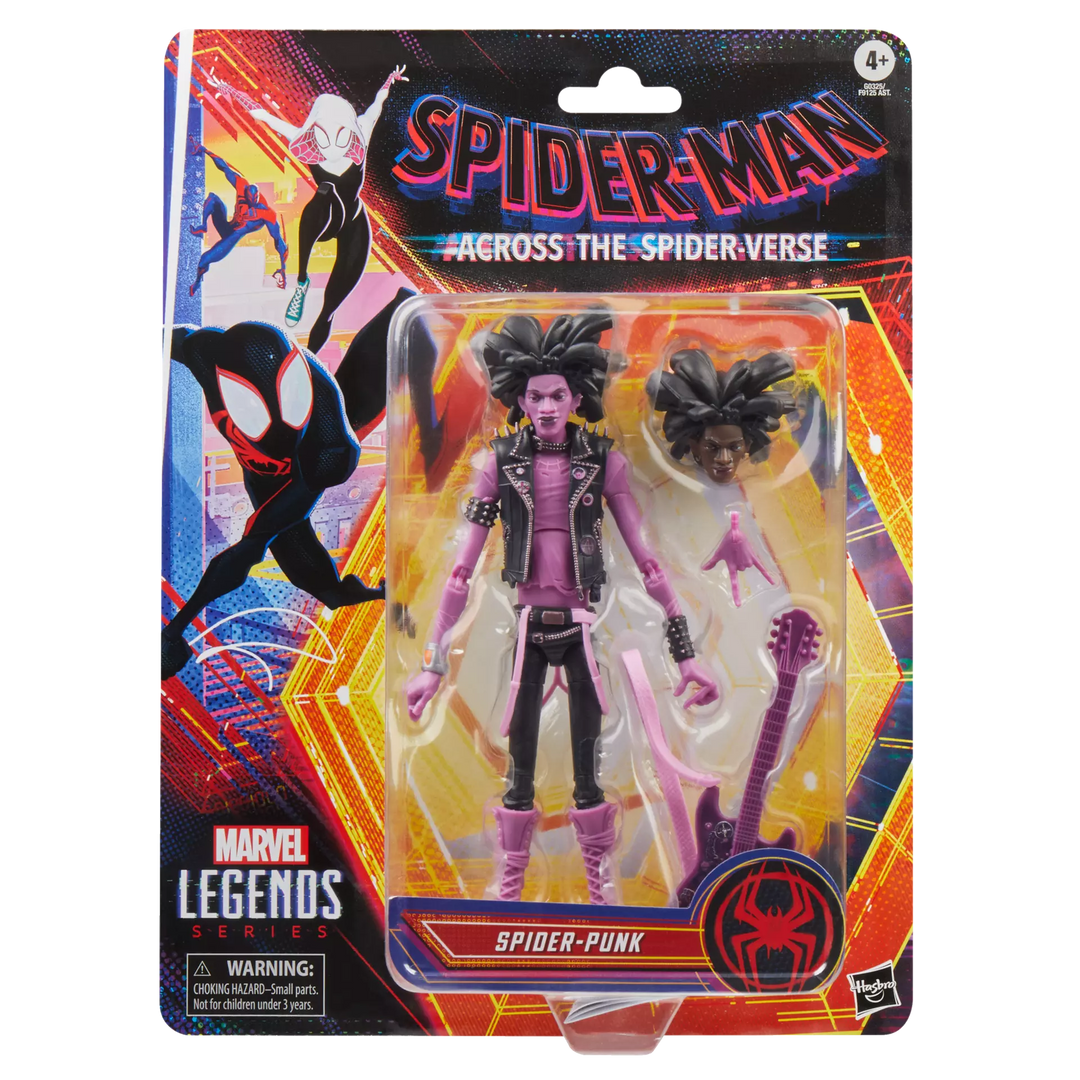 Marvel Legends Series Spider-Man Across the Spider-Verse Spider-Punk  6" Action Figure