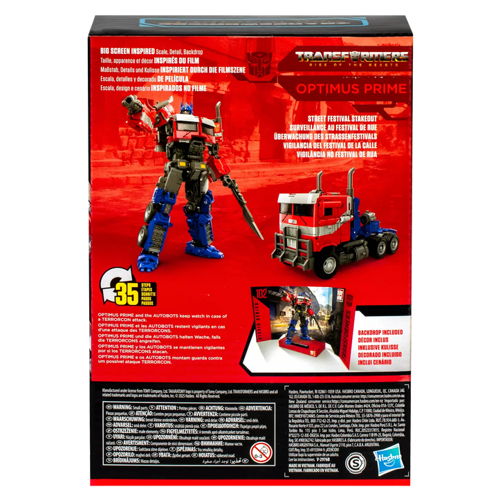 Transformers Studio Series Voyager Class Transformers: Rise of the Beasts 102 Optimus Prime Action Figure