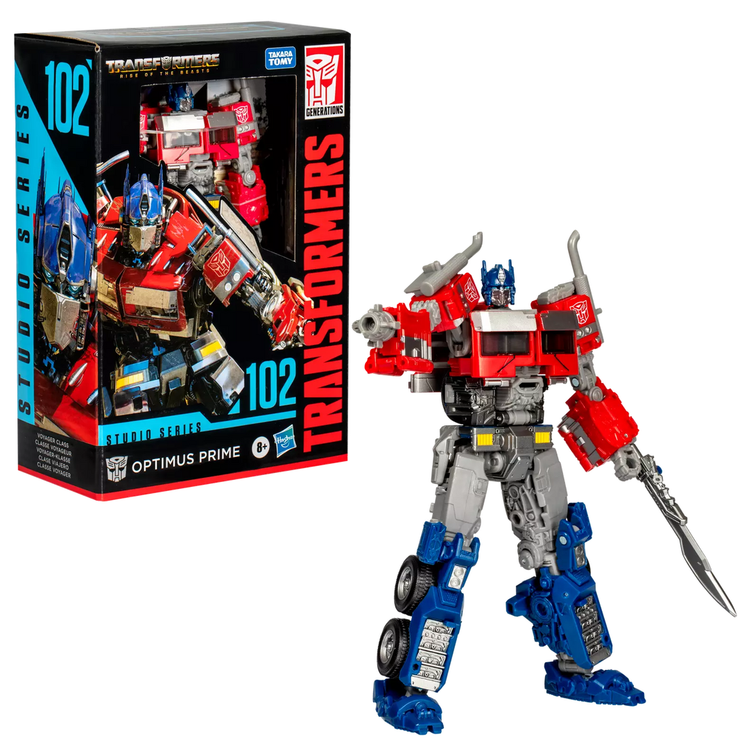 Transformers Studio Series Voyager Class Transformers: Rise of the Beasts 102 Optimus Prime Action Figure