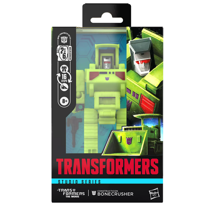 Transformers Studio Series Deluxe Class Transformers: The Movie Bonecrusher Action Figure