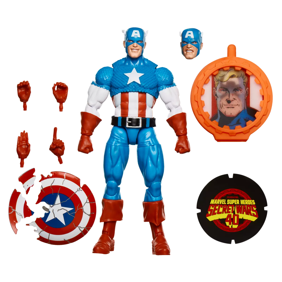 Marvel Legends Series Secret Wars Captain America 6" Action Figure