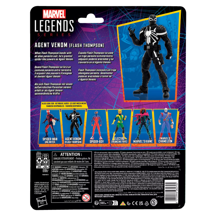 Marvel Legends Series Agent Venom (Flash Thompson) 6" Action Figure