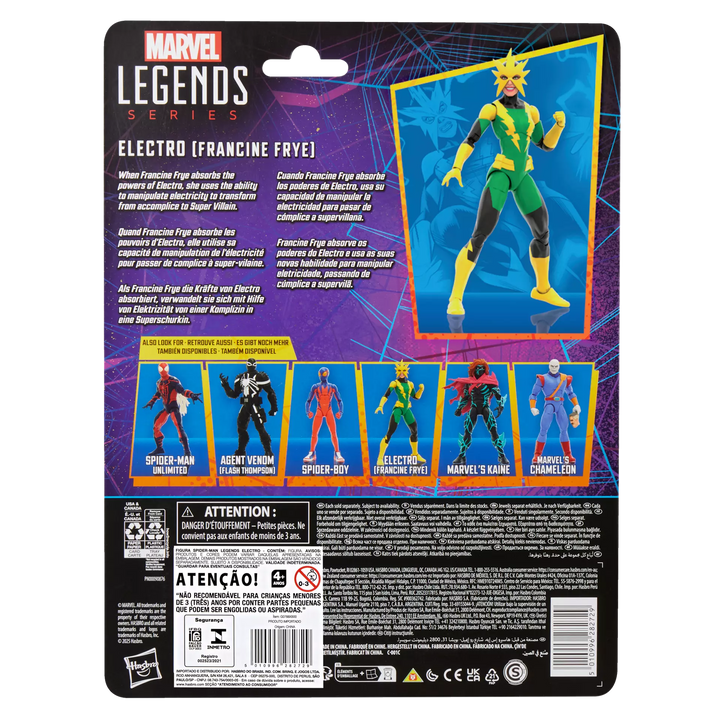 Marvel Legends Series Electro (Francine Frye) 6" Action Figure