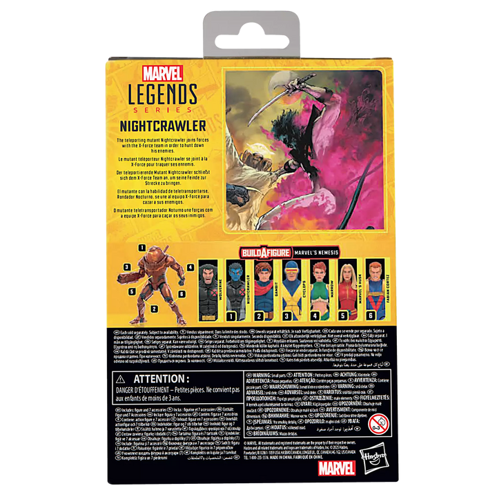 Marvel Legends Series Nightcrawler 6" Action Figure