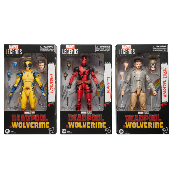 Marvel Legends Series Deadpool & Wolverine Headpool with Marvel’s Logan  6" Action Figure