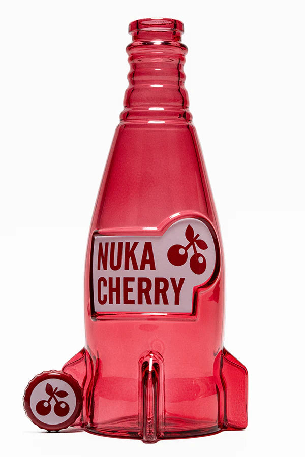 Official Fallout Nuka Cola Cherry Glass Bottle & Cap