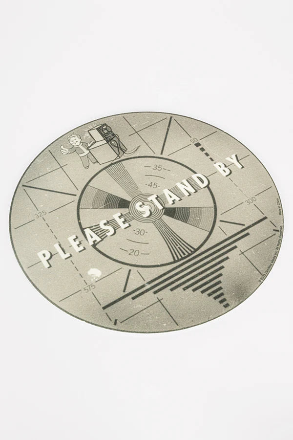 Official Fallout Please Stand By Record Slip Mat