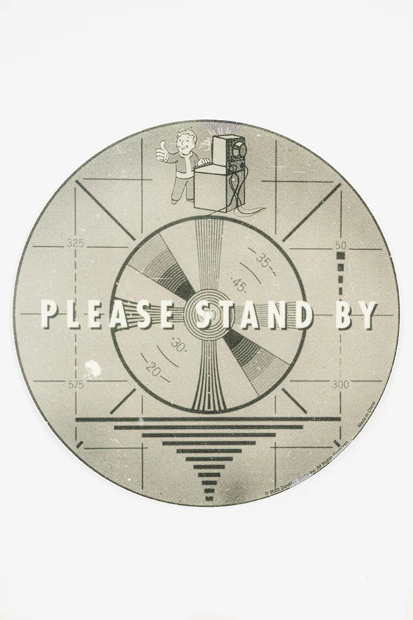 Official Fallout Please Stand By Record Slip Mat