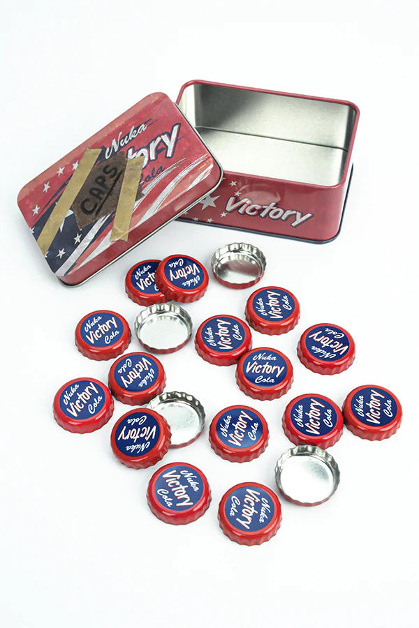Official Fallout Bottle Cap Series Nuka Cola Victory With Tin *Exclusive