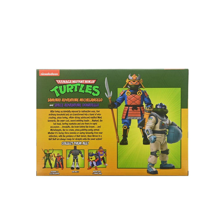 NECA Teenage Mutant Ninja Turtles Space Adventure & Samurai Turtles 2-Pack 7" Action Figures