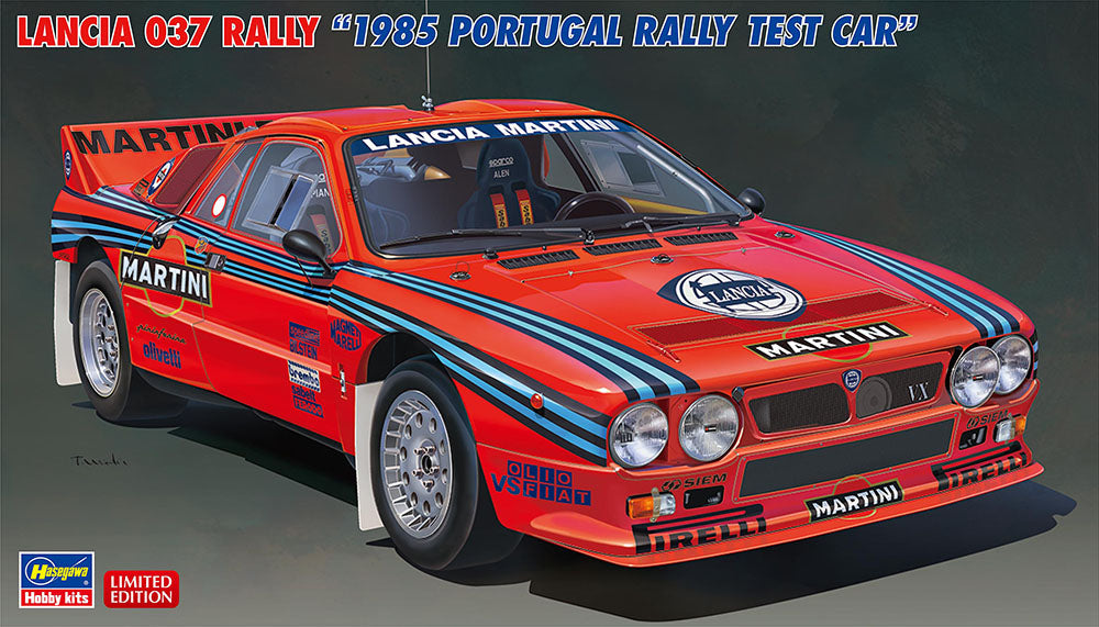 Hasegawa 1:24 Lancia 037 Rally 1985 Portugal Rally Test Car Kit