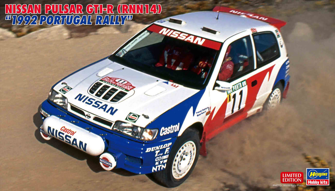 Hasegawa 1:24 Scale Nissan Pulsar GTi-R 1992 Portugal Rally Kit