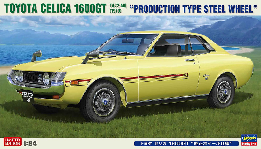 Hasegawa 1:24 Scale Toyota Celica 1600GT With Steel Wheels Kit